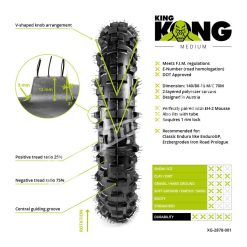 X-Grip King Kong 140/80-18 Medium Guma